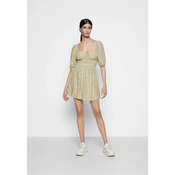 Anthropologie Faithfull The Brand Sylvie Mini Dress Sabinosa Floral Print 12 NWT - Picture 14 of 17